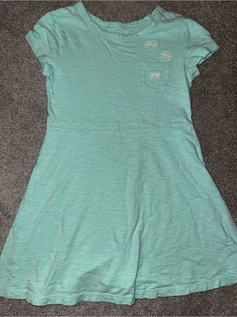 Gap - girls size S - casual dress with embroidered flowers